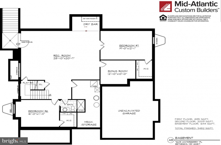 7603 WINTERBERRY PLACE, BETHESDA, MD 20817, 7 Bedrooms Bedrooms, ,5 BathroomsBathrooms,Residential,Sold,MDMC683044